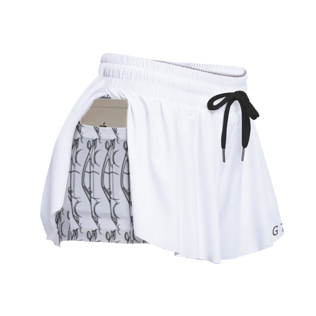 GT3 RS inspired Women's Sport Skorts With Pocket