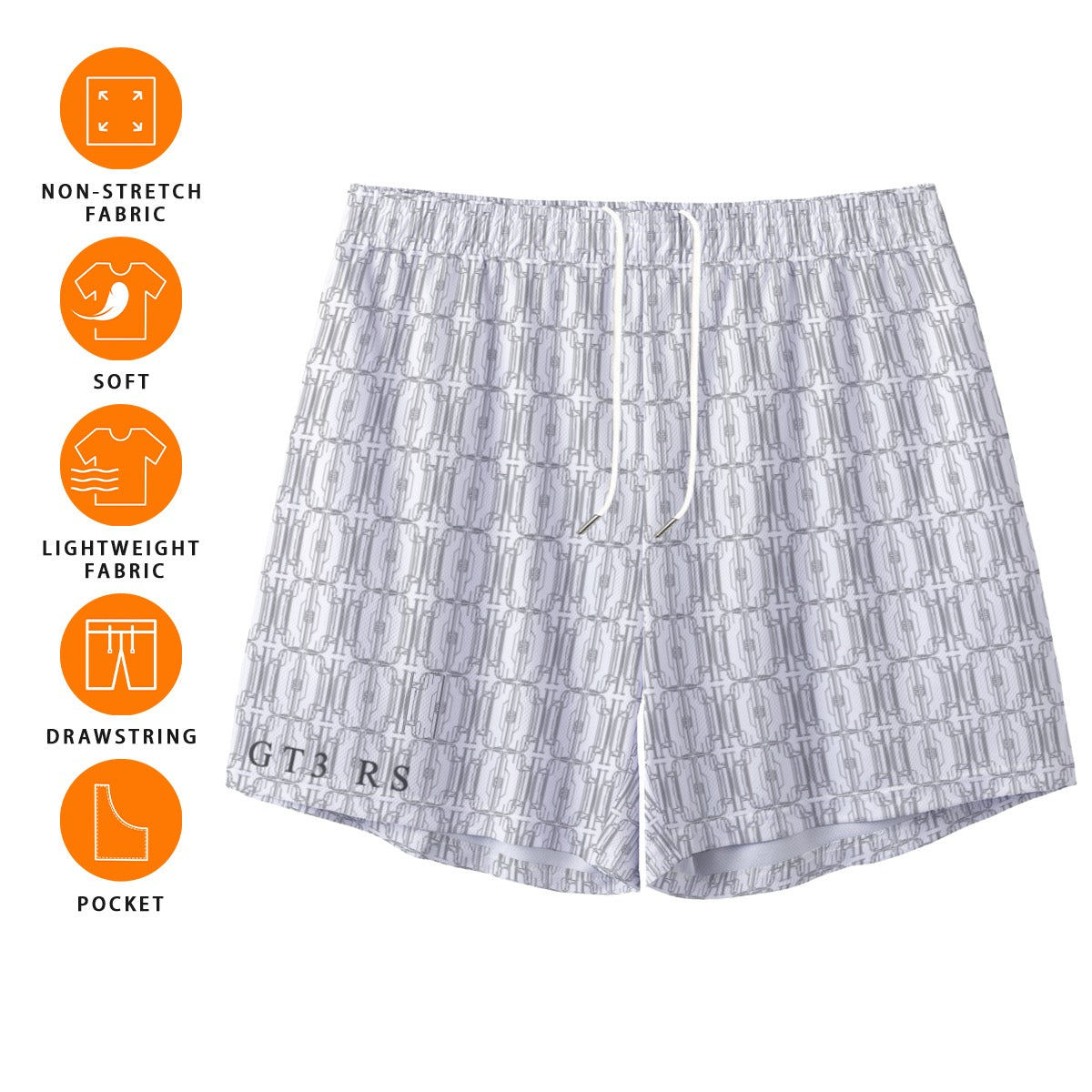 All-Over Print Men's Pocket Customizable Shorts