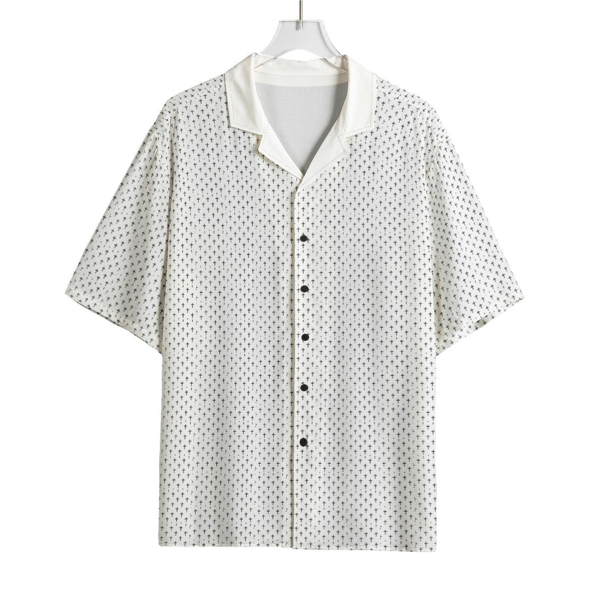 Religious Cross Rayon shirt